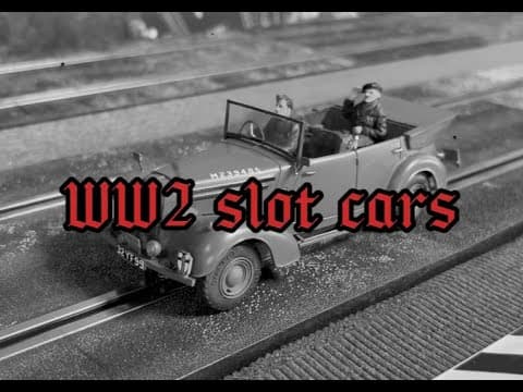 Coches de slot de la Segunda Guerra Mundial