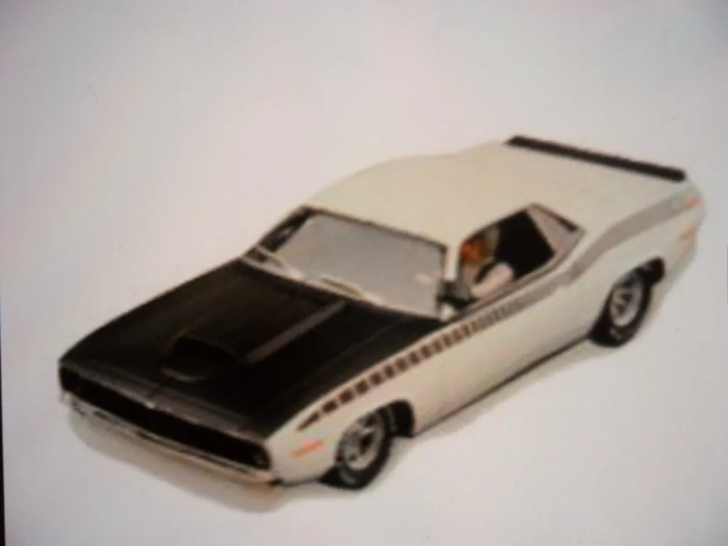 Plymouth Trans AM. AAR CUDA 1970 Alpine White