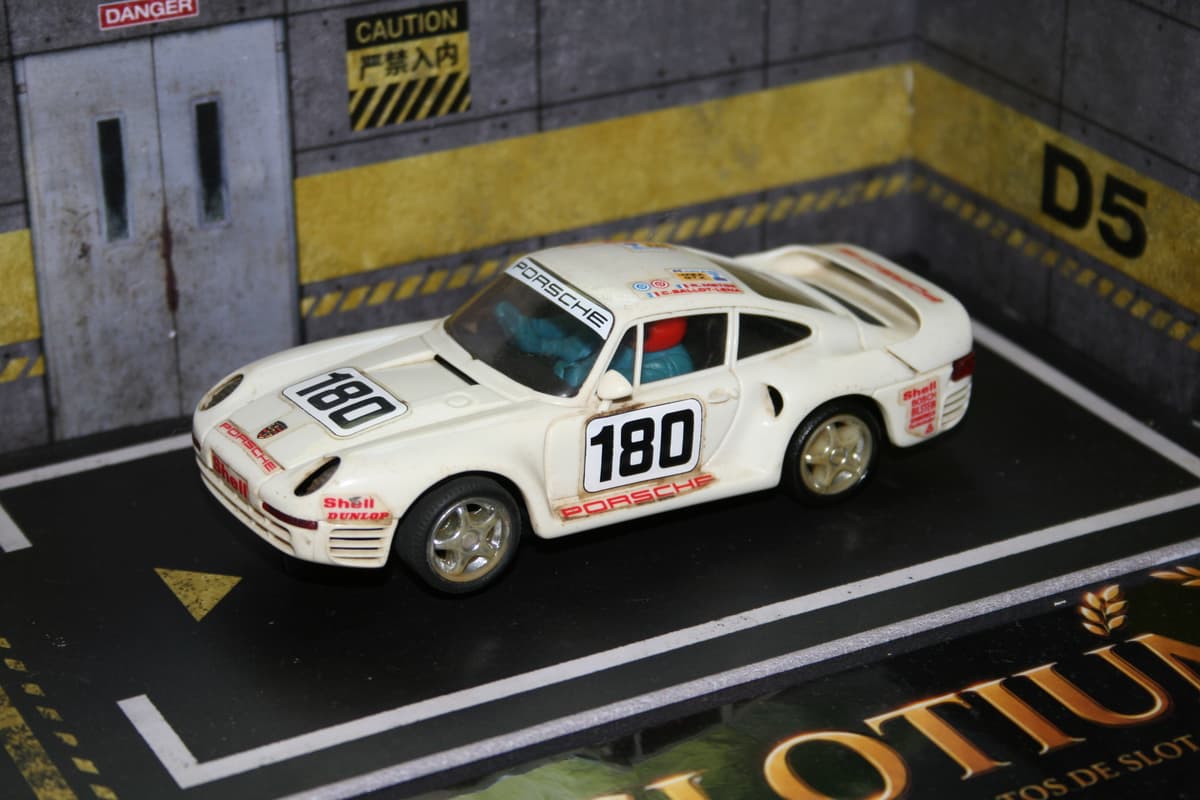 Porsche 959 Blanco Con Luces
